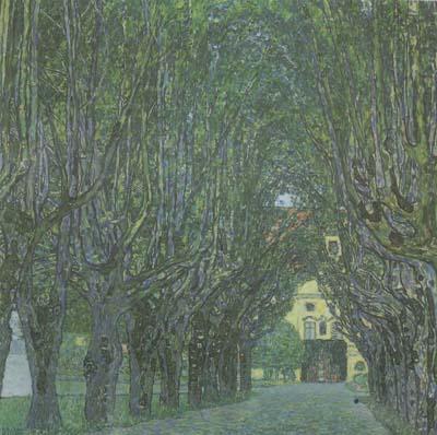 Gustav Klimt Avenue in Schloss Kammer Park (mk20) Sweden oil painting art